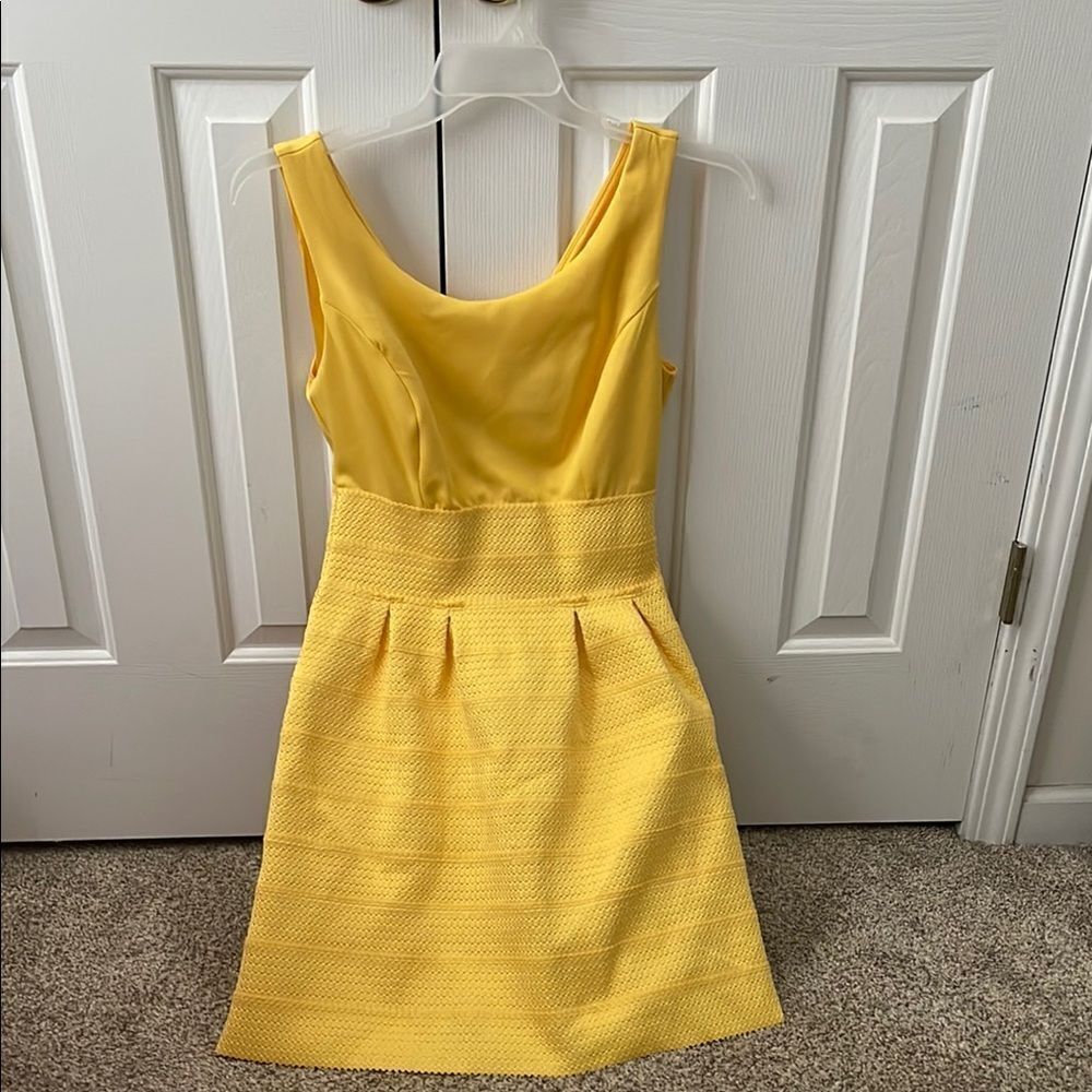 Yellow Sleeveless Dress